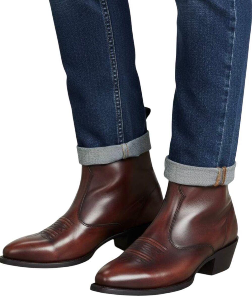 NWOB LAREDO Fletcher Brown Leather Boot Size 10.5D